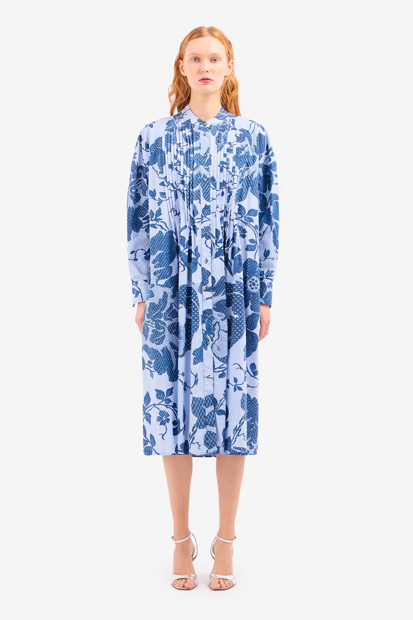 ROBE PLASTRON BLEUE