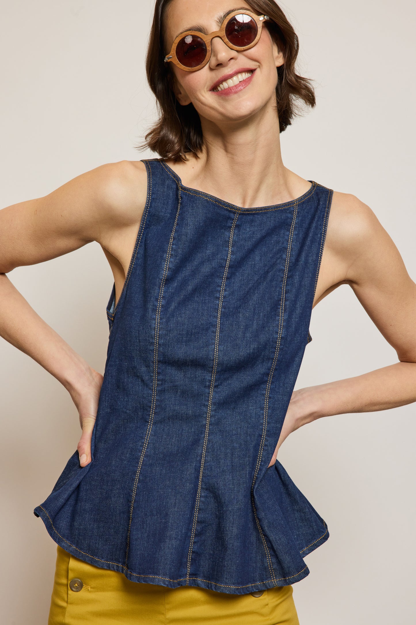DENIM TOP BLUE