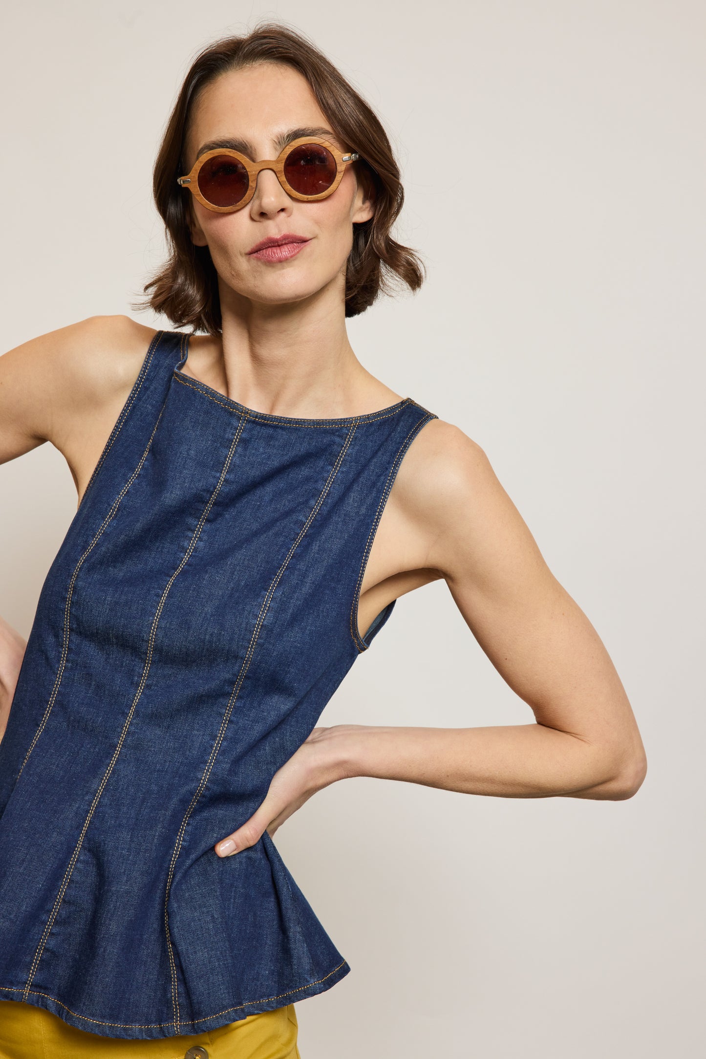 DENIM TOP BLUE