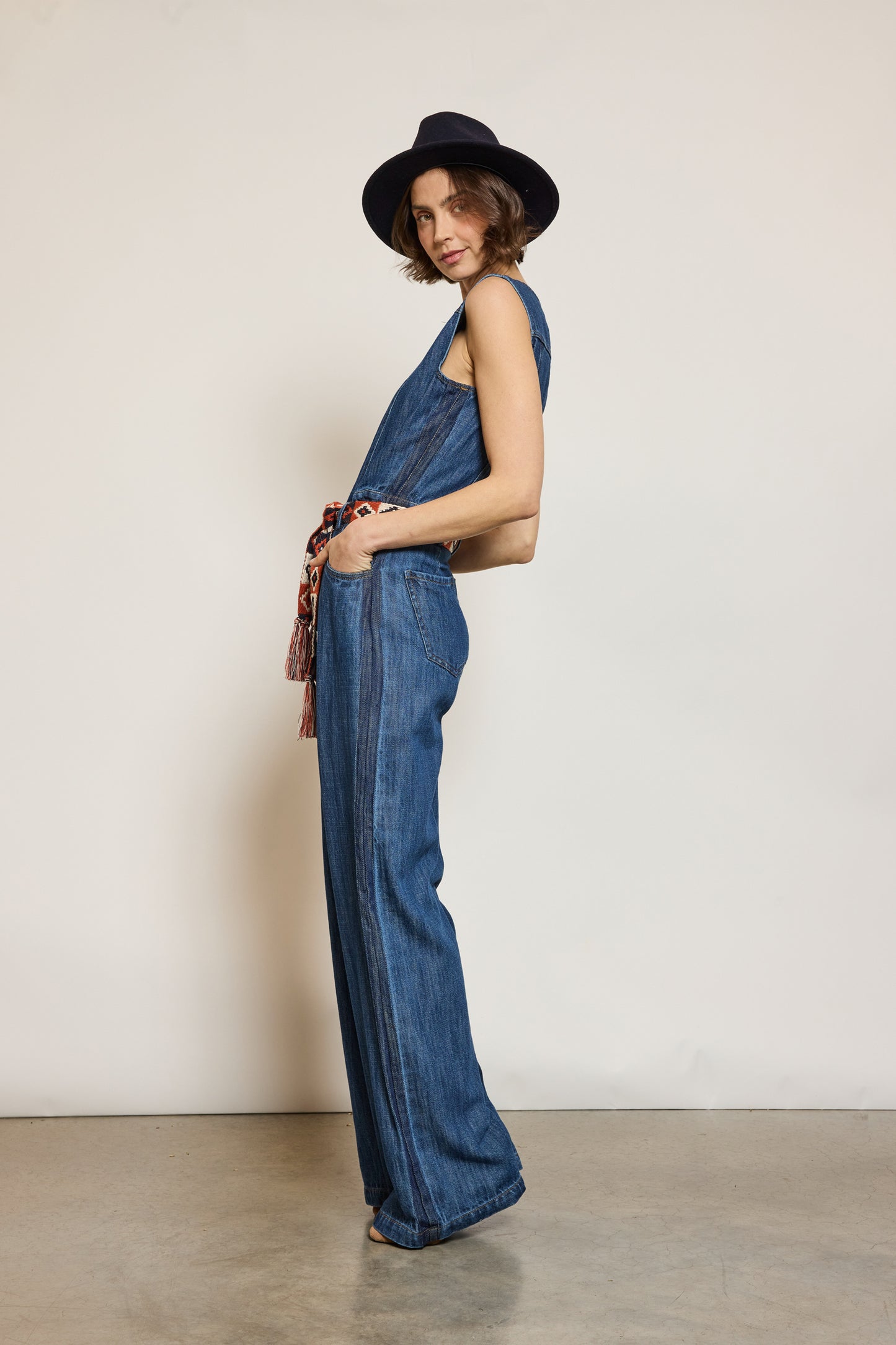 COMBINAISON EN JEAN BLEU