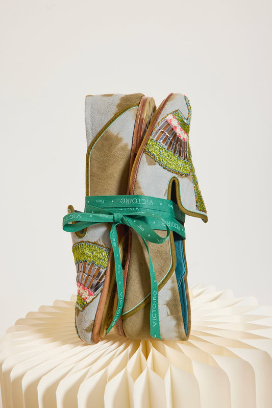 MOCASSINS OISEAUX KAKI