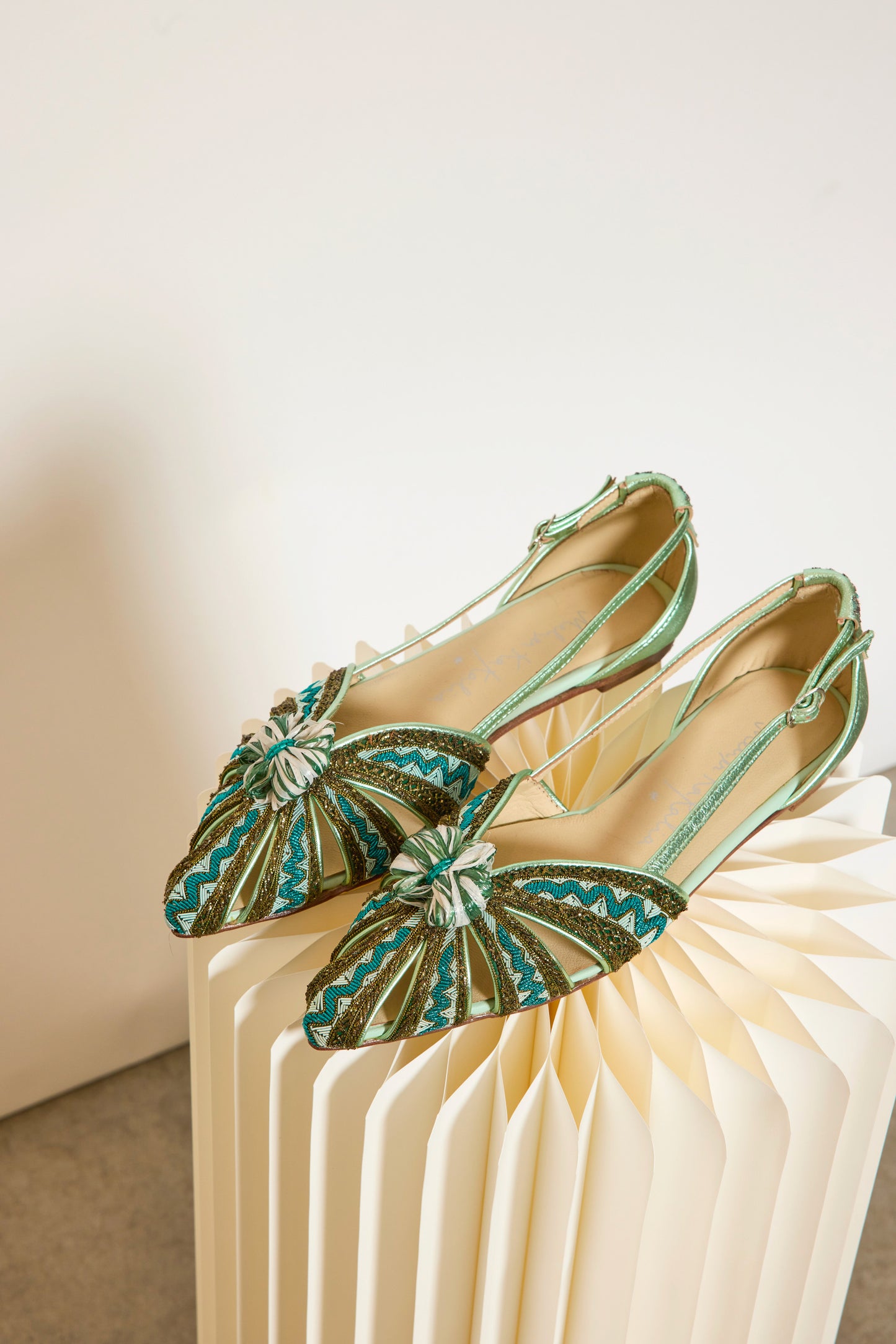 POINTED BALLERINAS GREEN