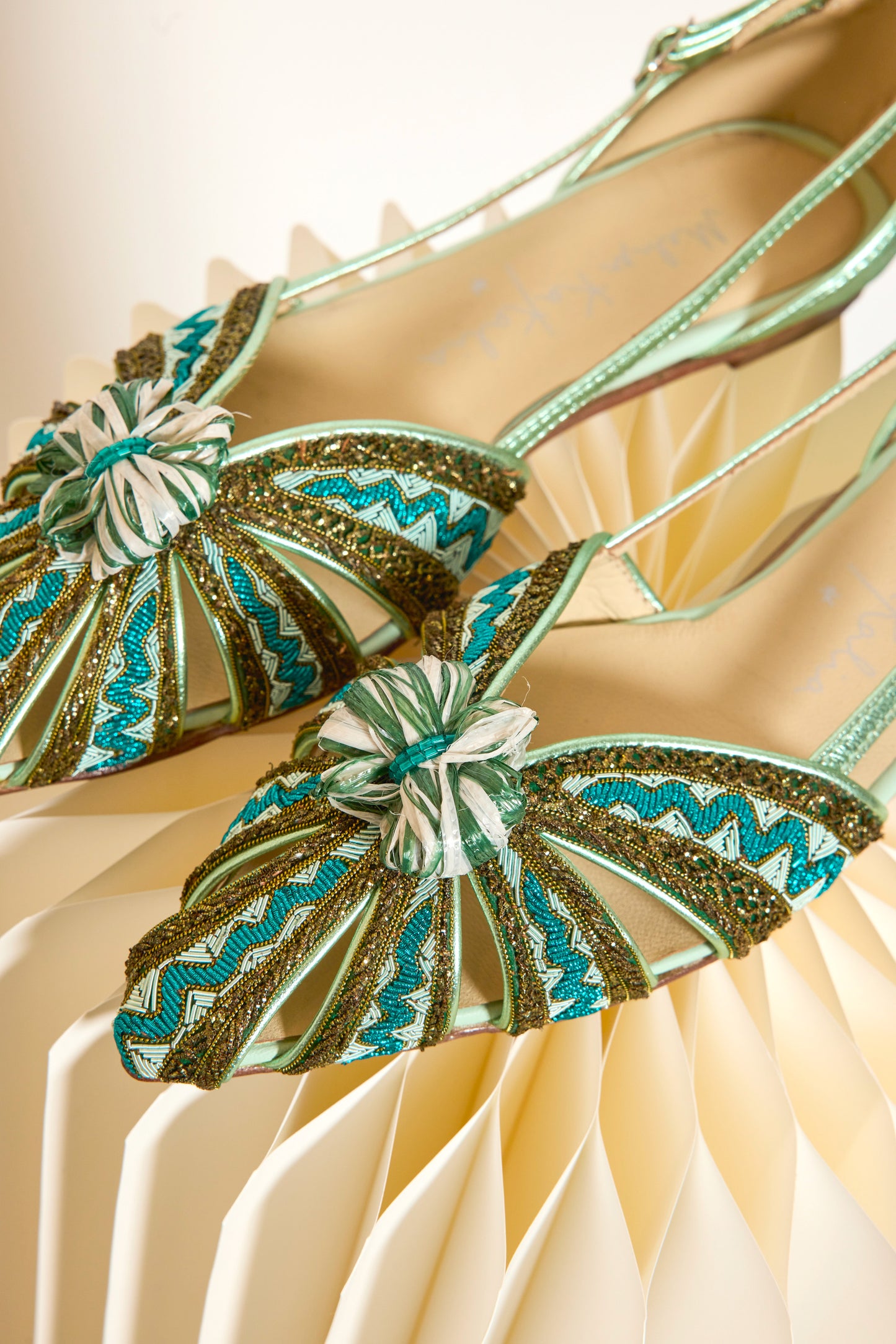 POINTED BALLERINAS GREEN