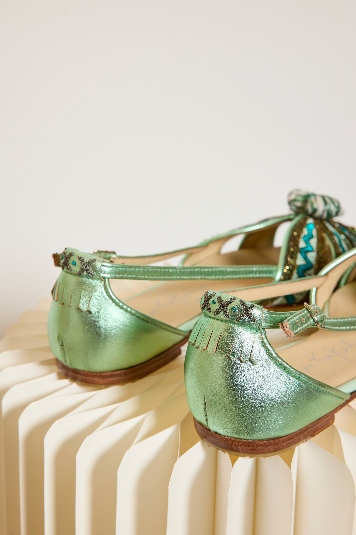 POINTED BALLERINAS GREEN