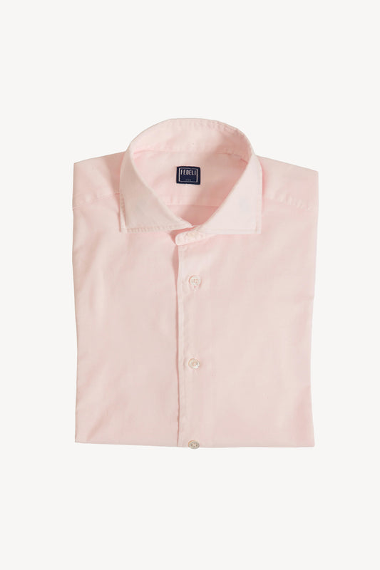 CHEMISE EN VOILE DE COTON ROSE