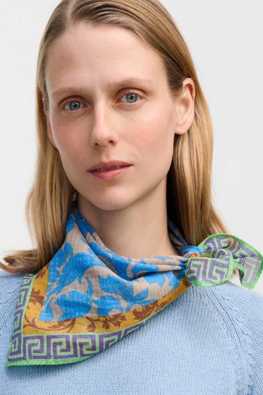BANDANA VOLUTE BLEU