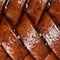 BRAIDED LEATHER BELT COGNAC