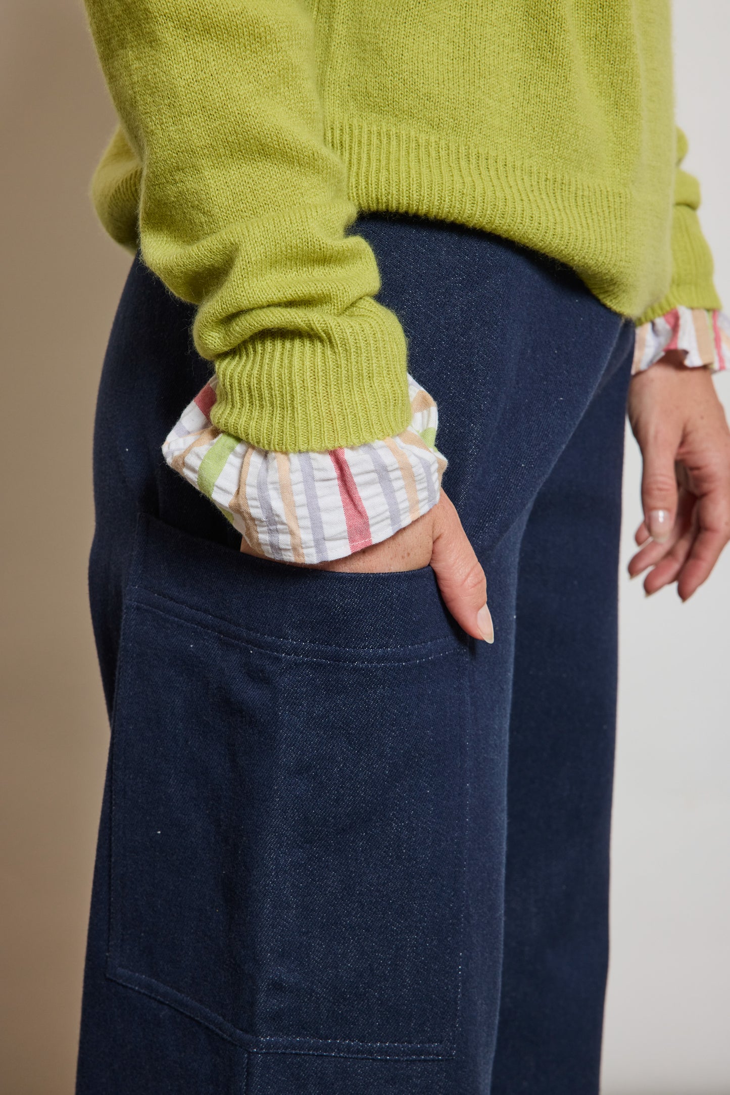L.O.V.E PANTS BLUE