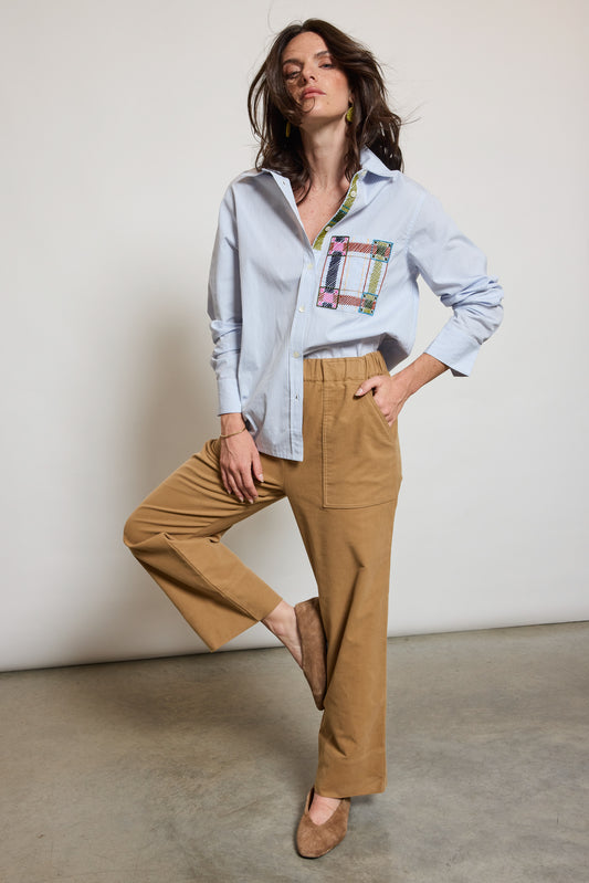 MOLESKIN CARPENTER PANTS CAMEL