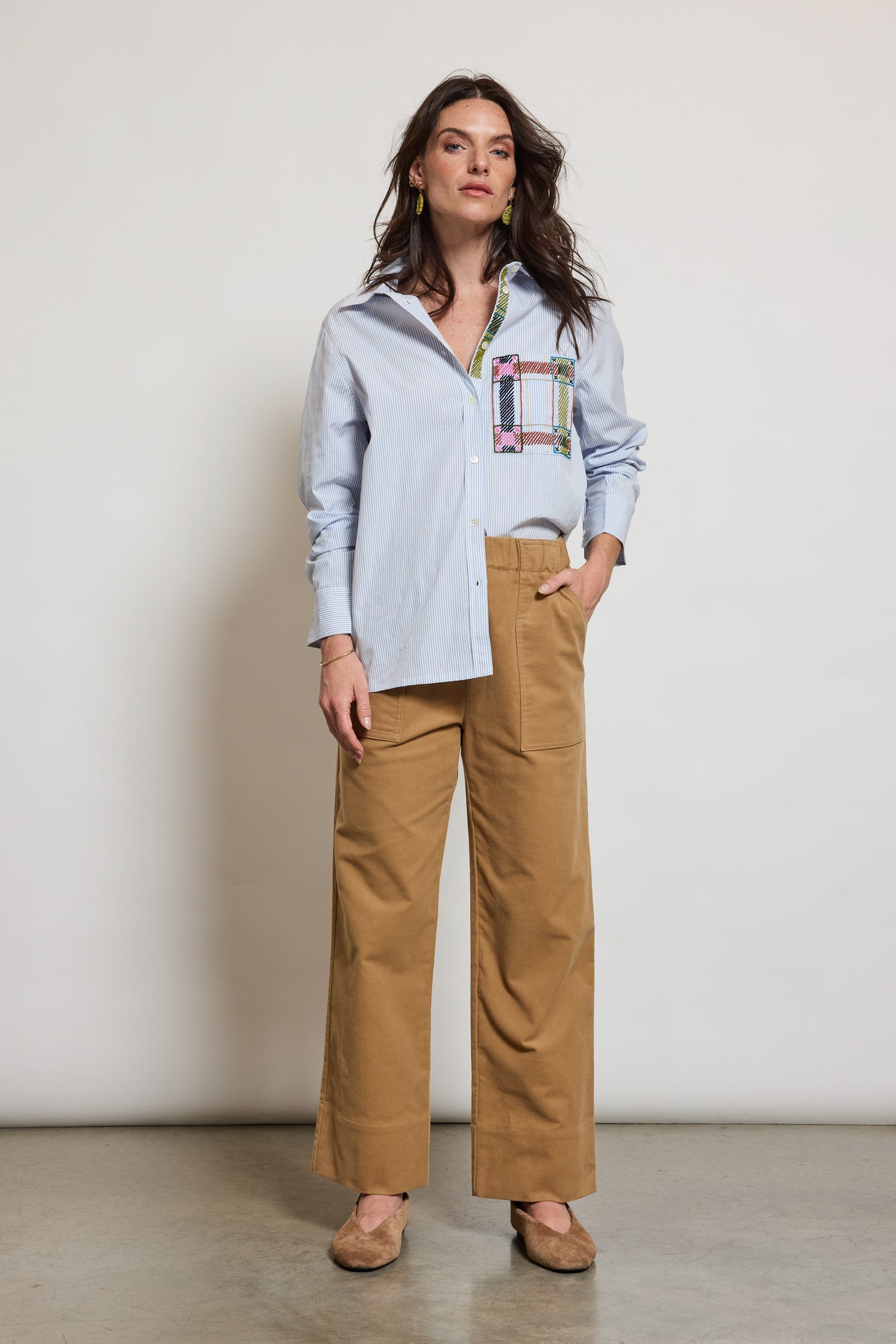 PANTALON CHARPENTIER MOLESKINE CAMEL