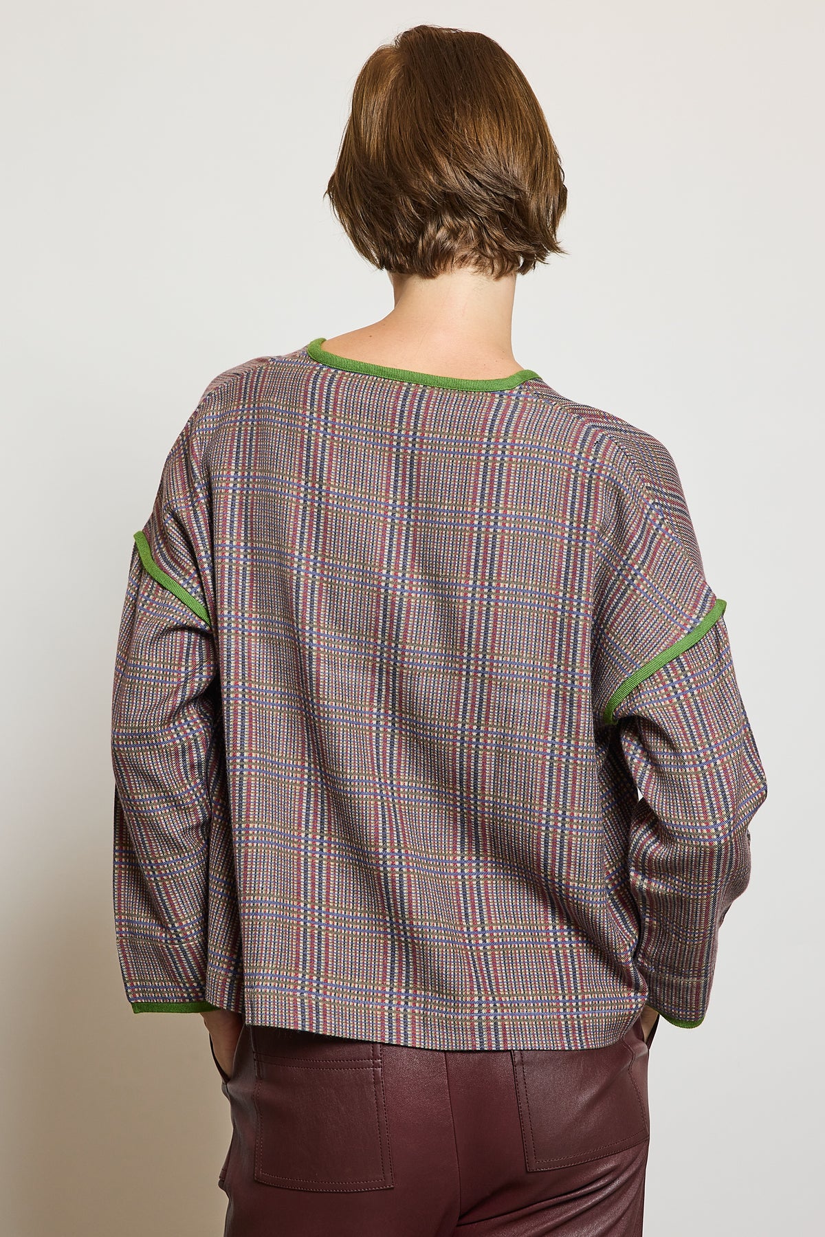 SLIK AND WOOL SWEATER GREEN