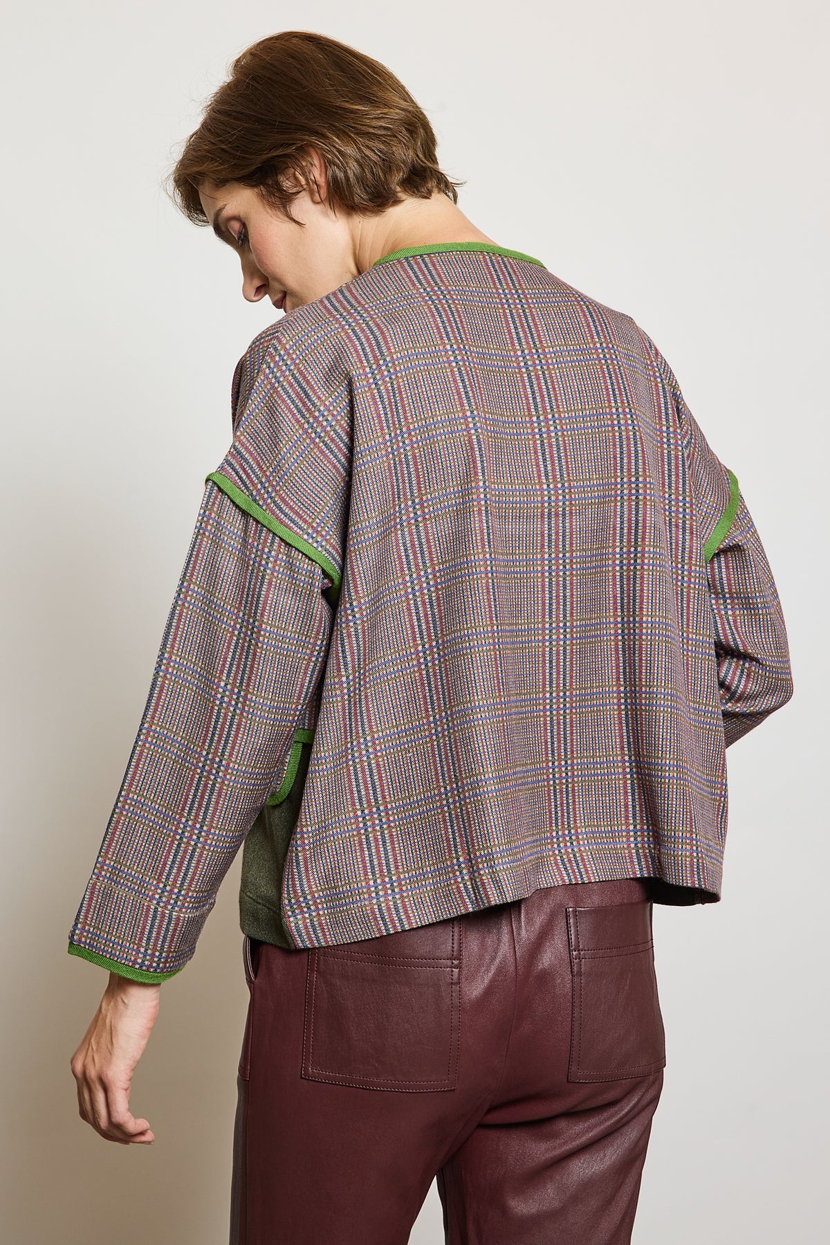 SLIK AND WOOL SWEATER GREEN