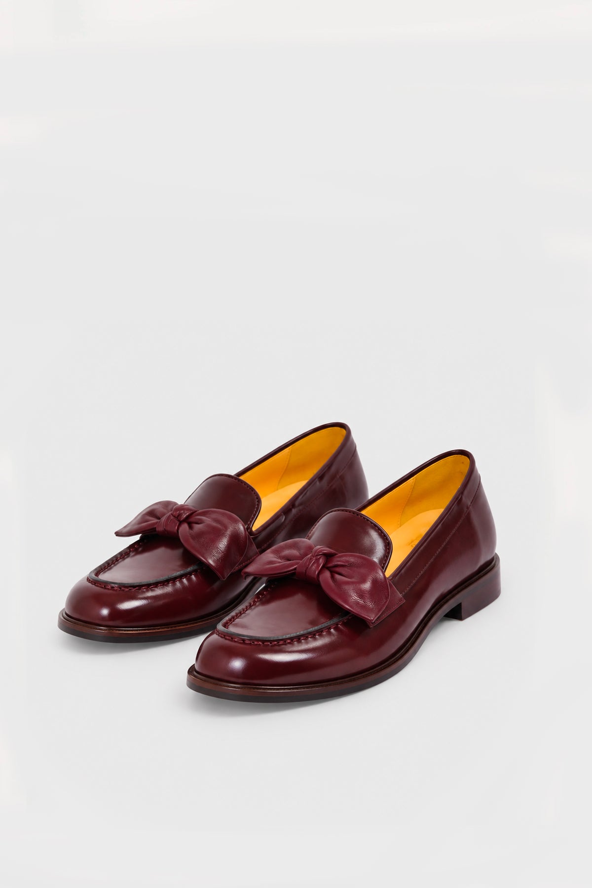 KNOTTED LOAFERS BURGUNDY