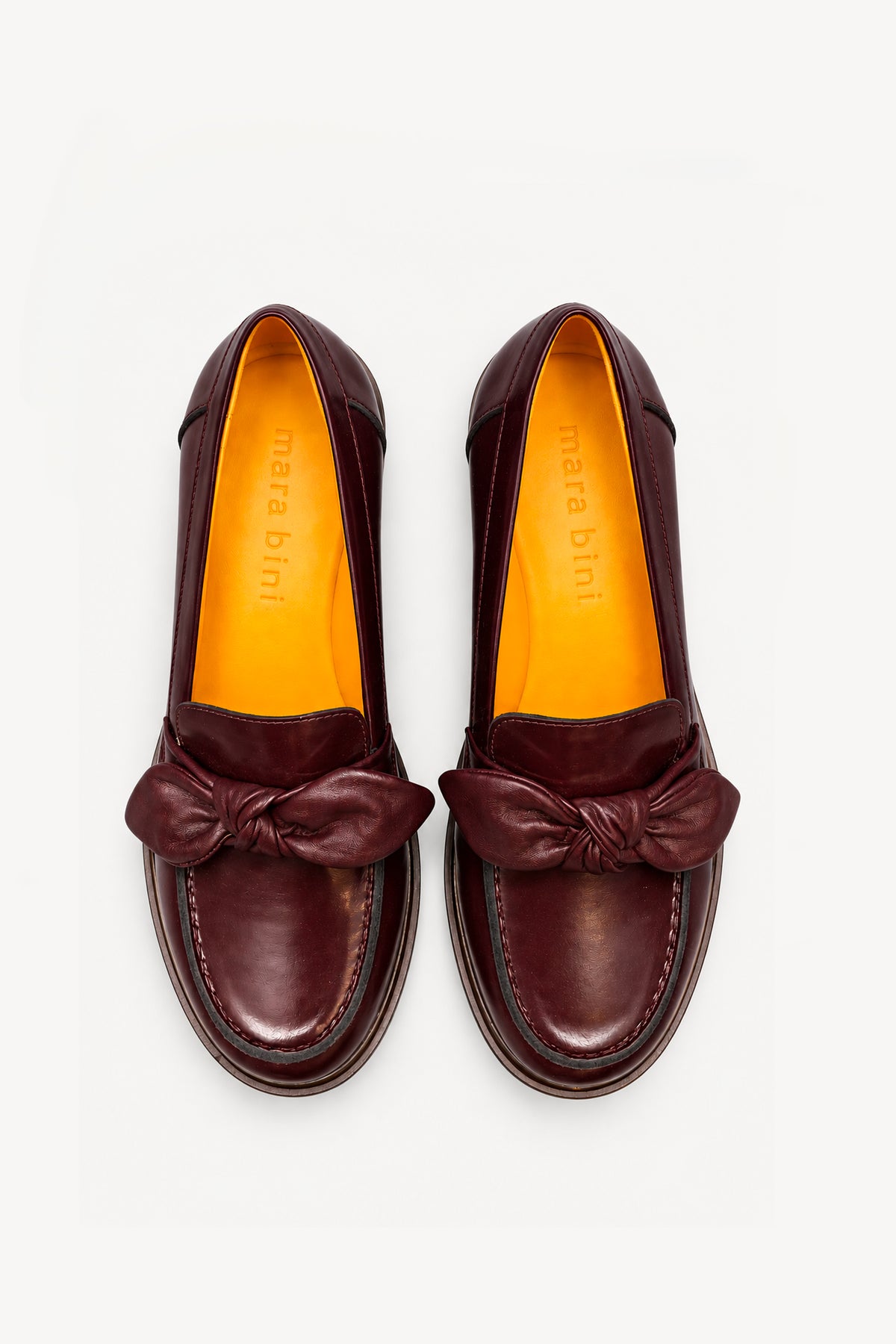 KNOTTED LOAFERS BURGUNDY