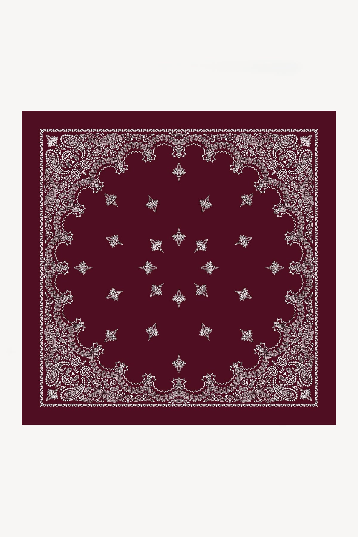 BANDANA EN LAINE BORDEAUX