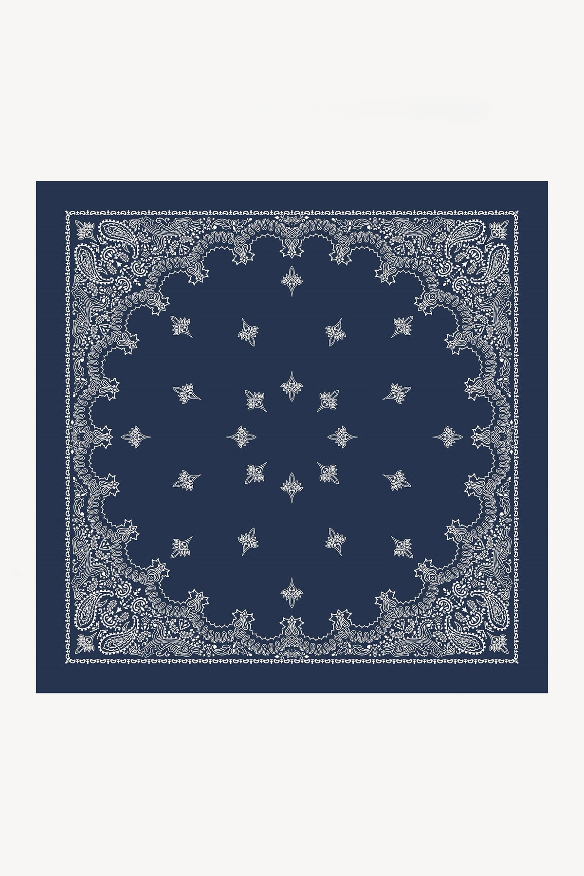 BANDANA EN LAINE MARINE