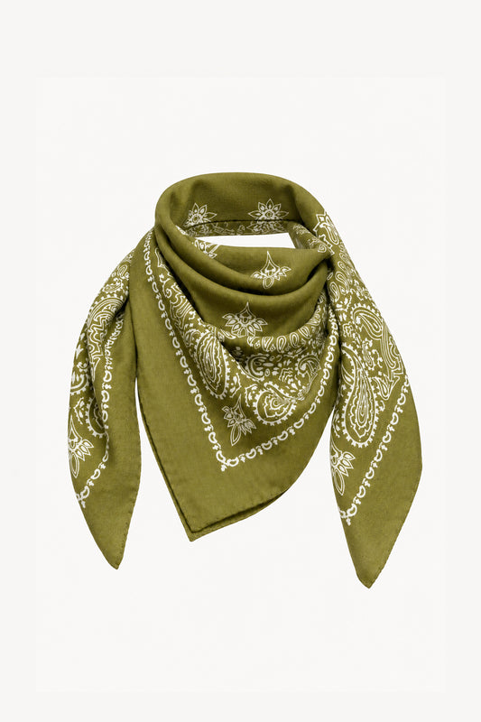 BANDANA EN LAINE PISTACHE