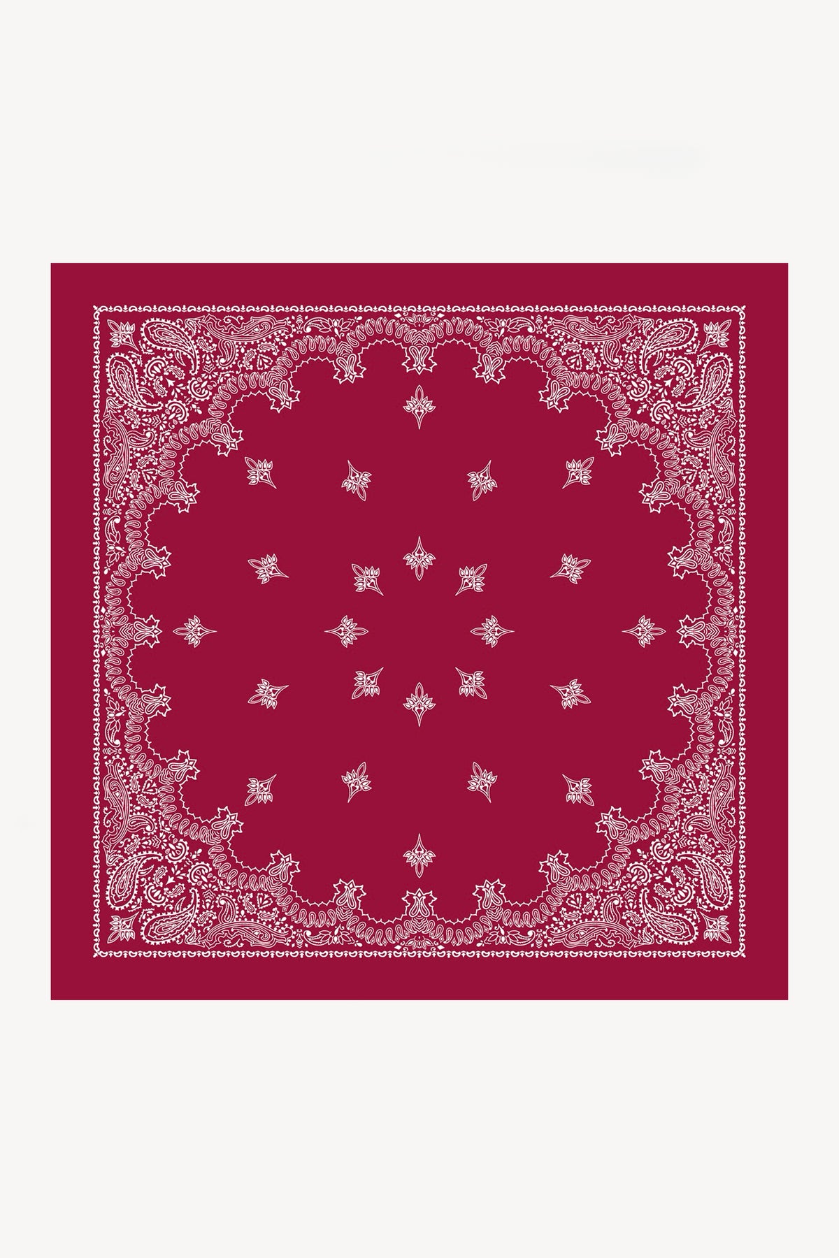 WOOL BANDANA RED