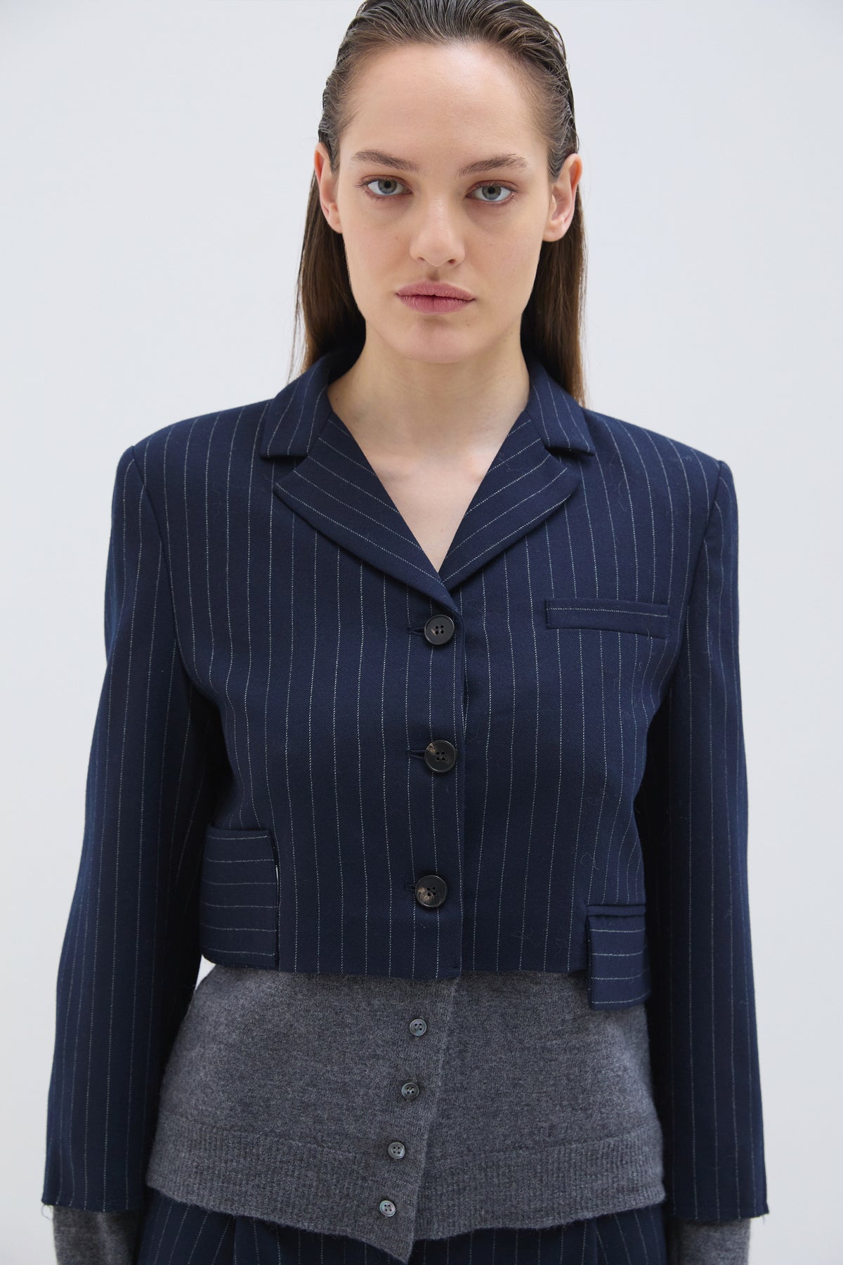 TENNIS JACKET NAVY