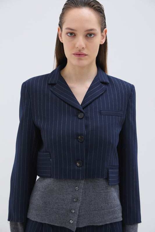 TENNIS JACKET NAVY