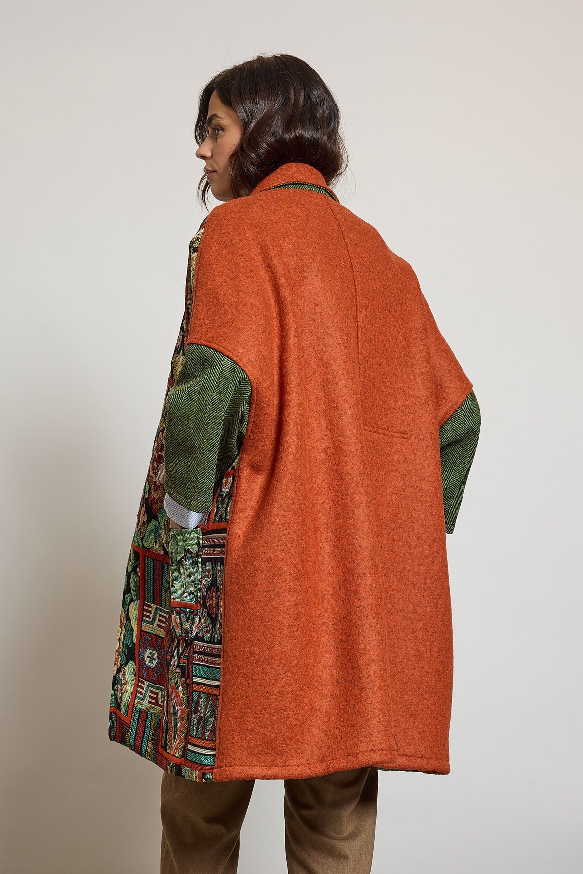 MANTEAU PATCH MULTICOLORE