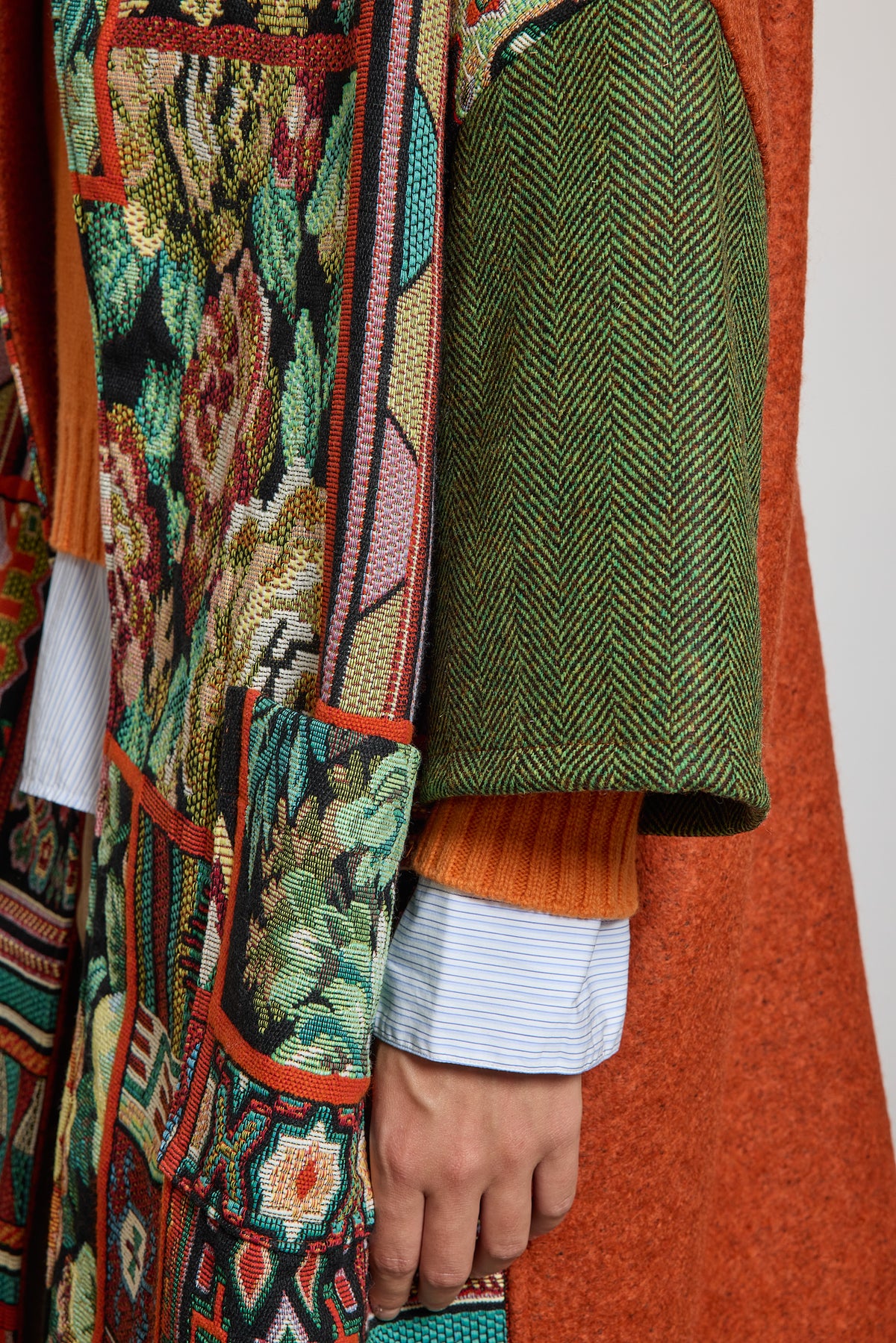 MANTEAU PATCH MULTICOLORE