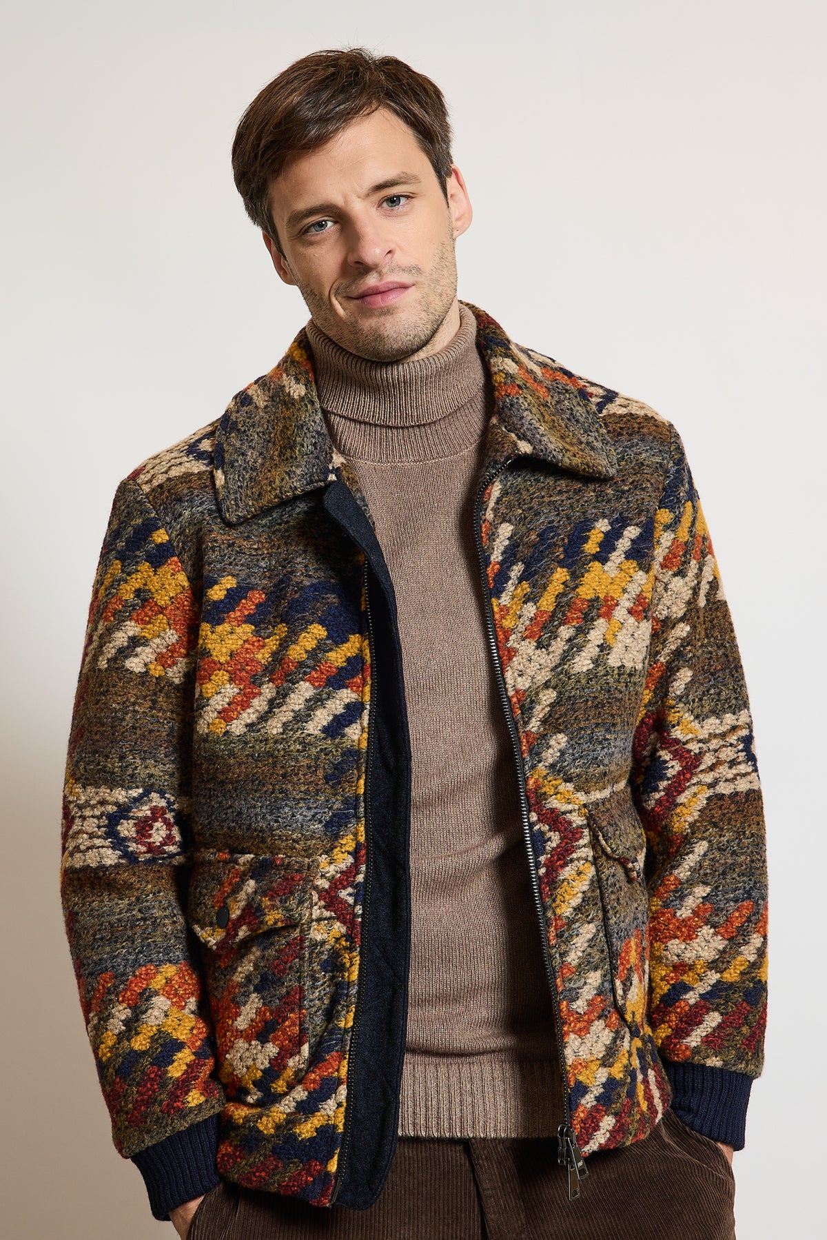 BLOUSON NAVAJO MULTICOLORE