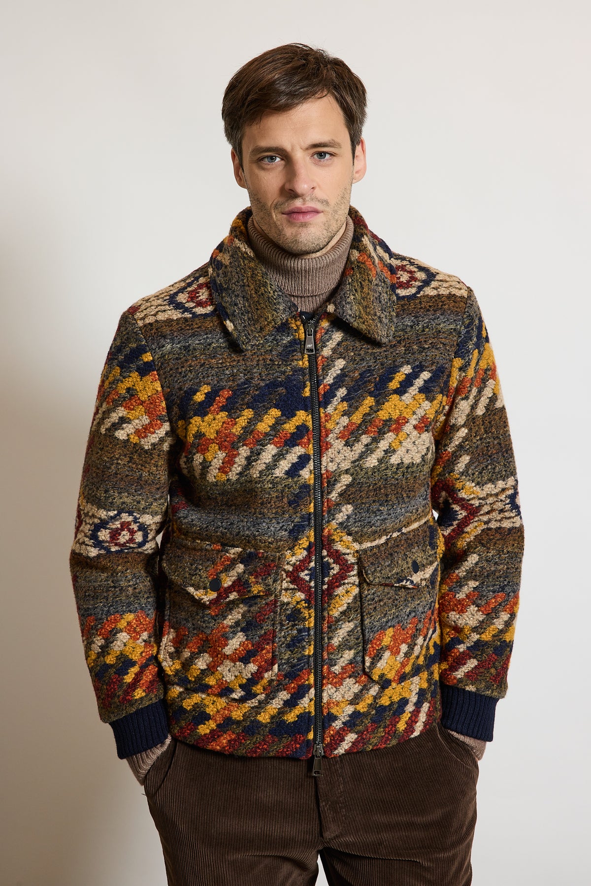 BLOUSON NAVAJO MULTICOLORE