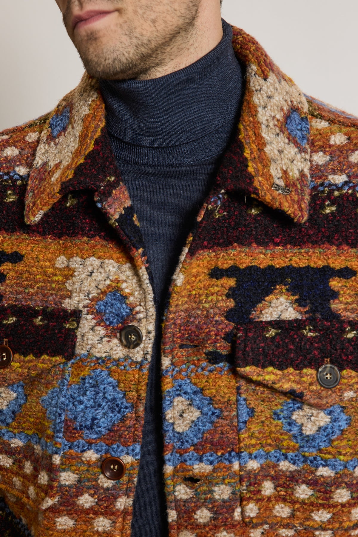 BLOUSON INCA ORANGE