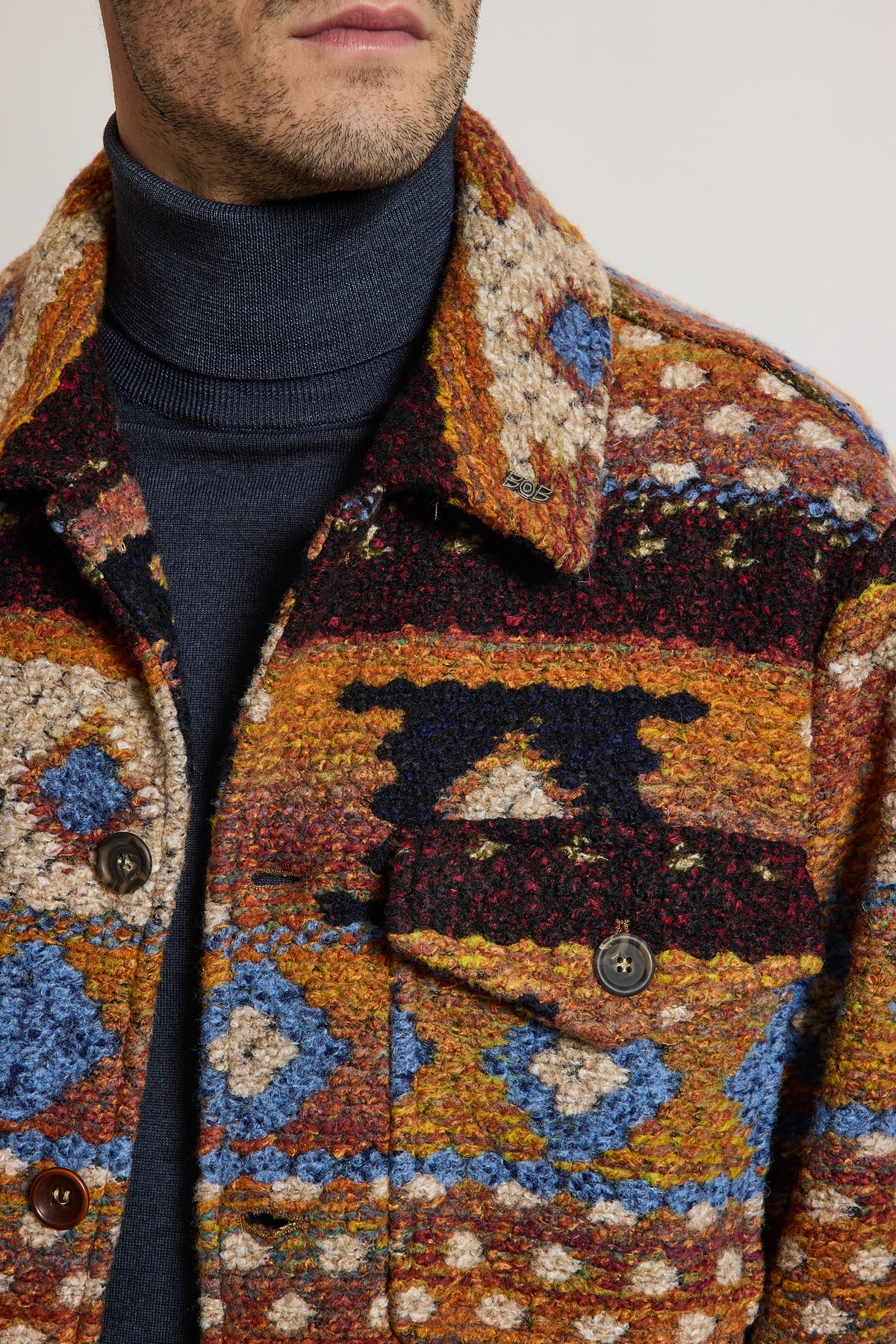 BLOUSON INCA ORANGE