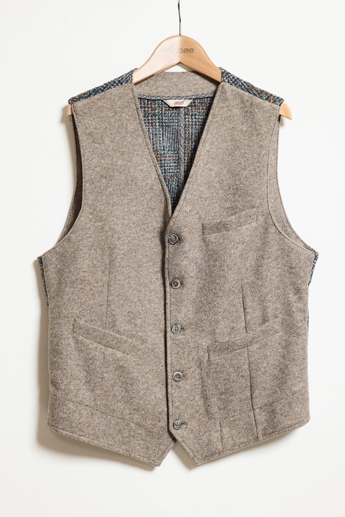GILET TAUPE