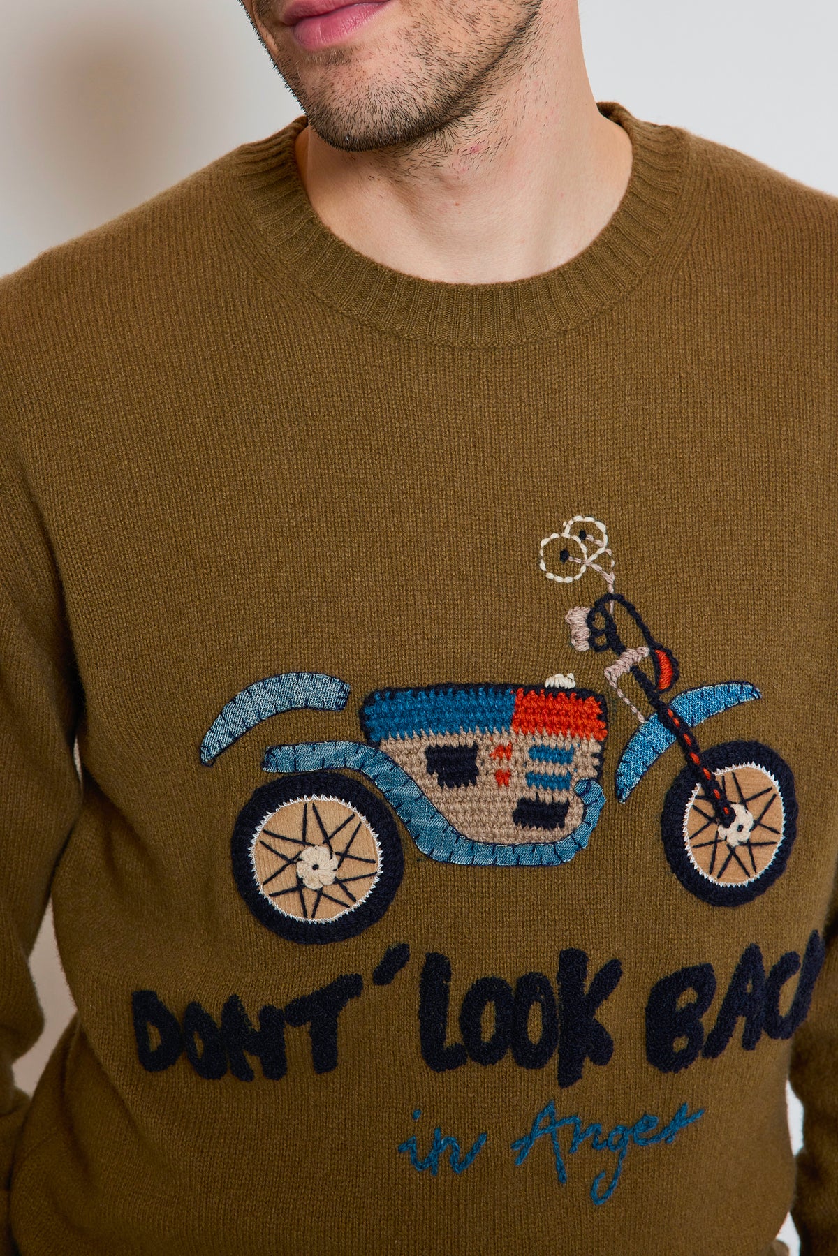 PULL MOTO VERT