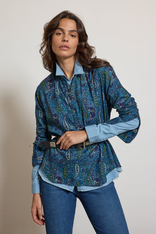 FLANNEL PORTOFINO SHIRT CASHMERE