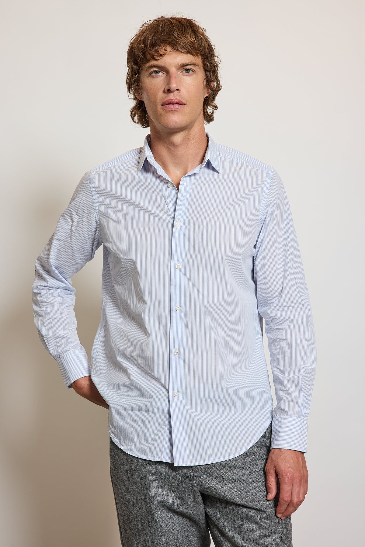 SEMI SLIM SHIRT STRIPES