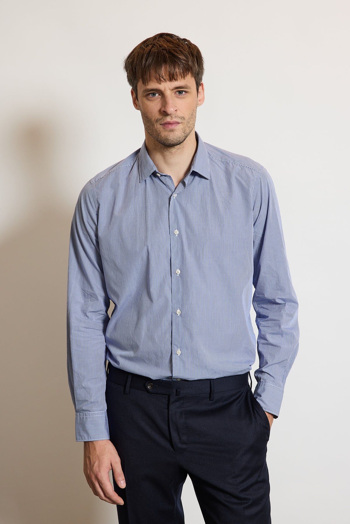 SEMI SLIM SHIRT MINI CHECKS