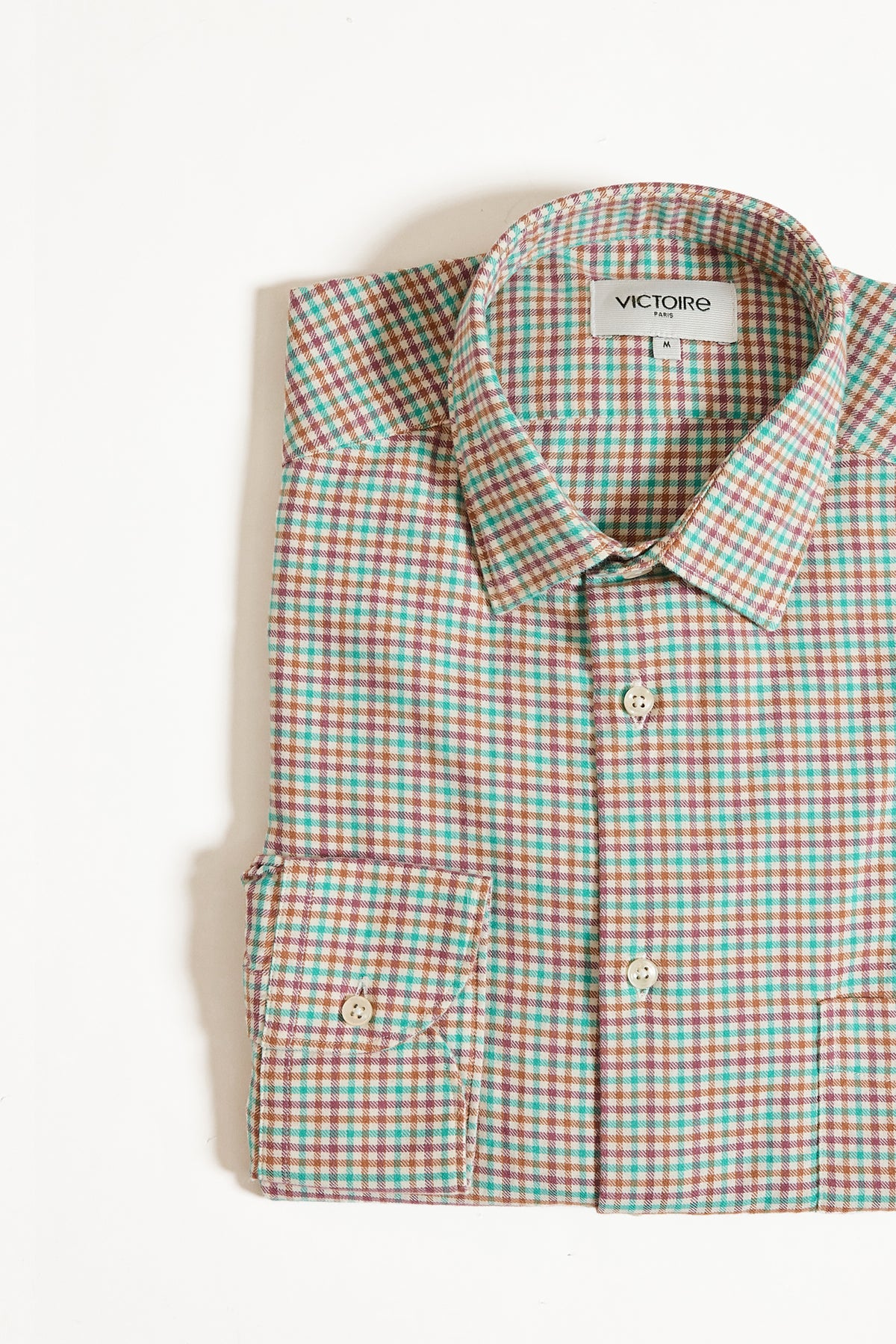 CHEMISE AJUSTÉE FLANELLE CARREAUX