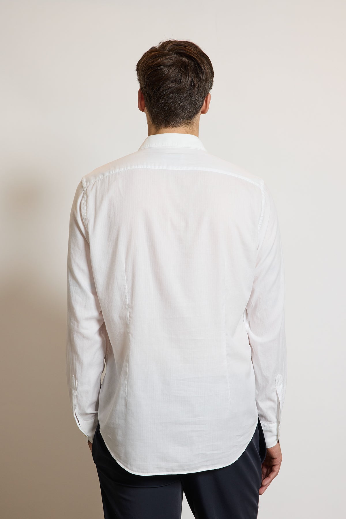 CHEMISE AJUSTÉE FLANELLE BLANCHE