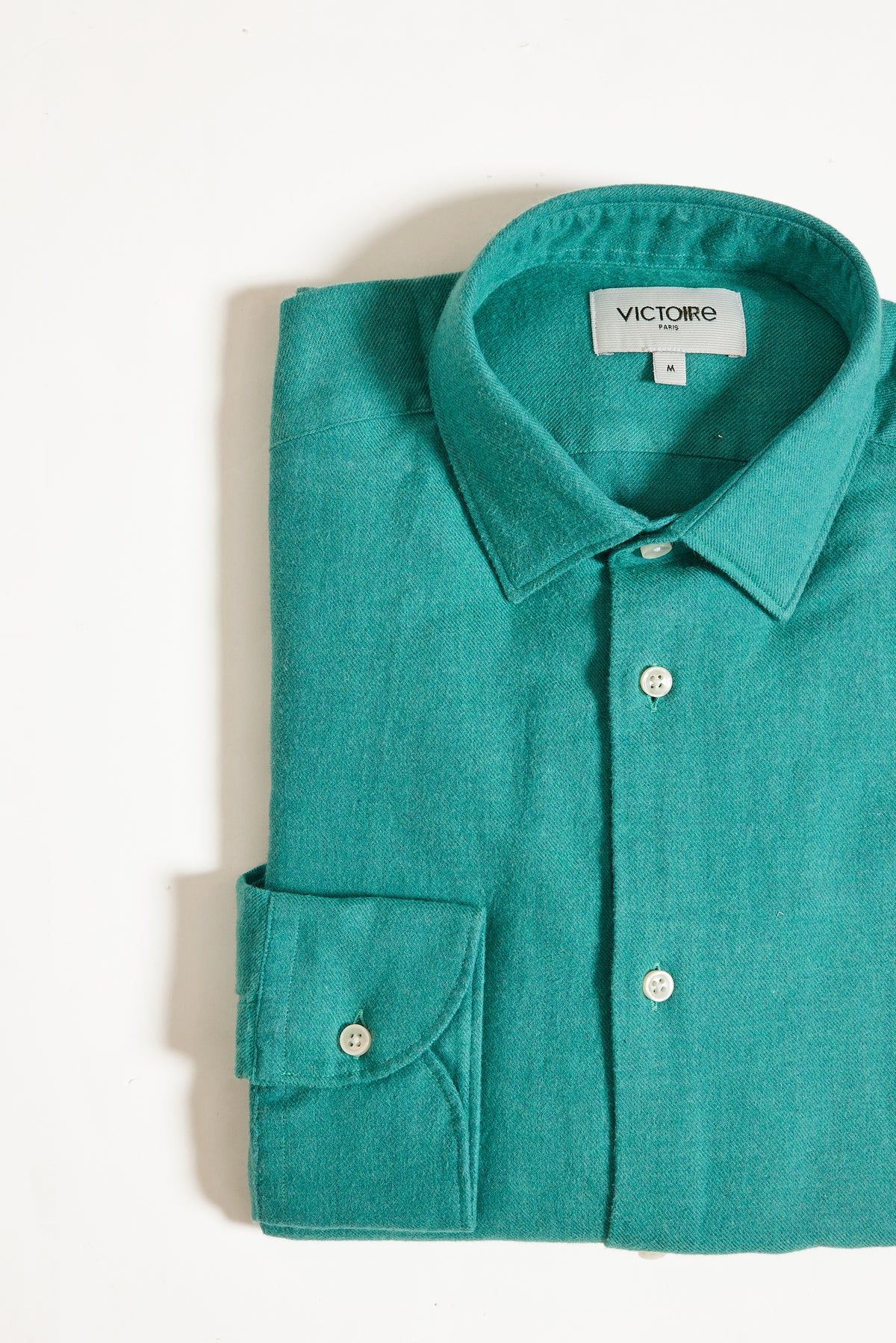 CHEMISE AJUSTÉE PILOU MENTHE