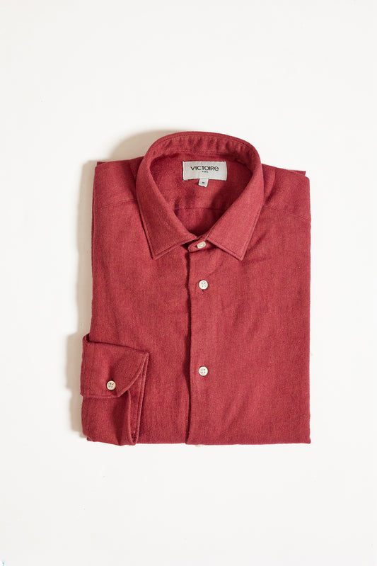 CHEMISE AJUSTÉE PILOU CORAIL