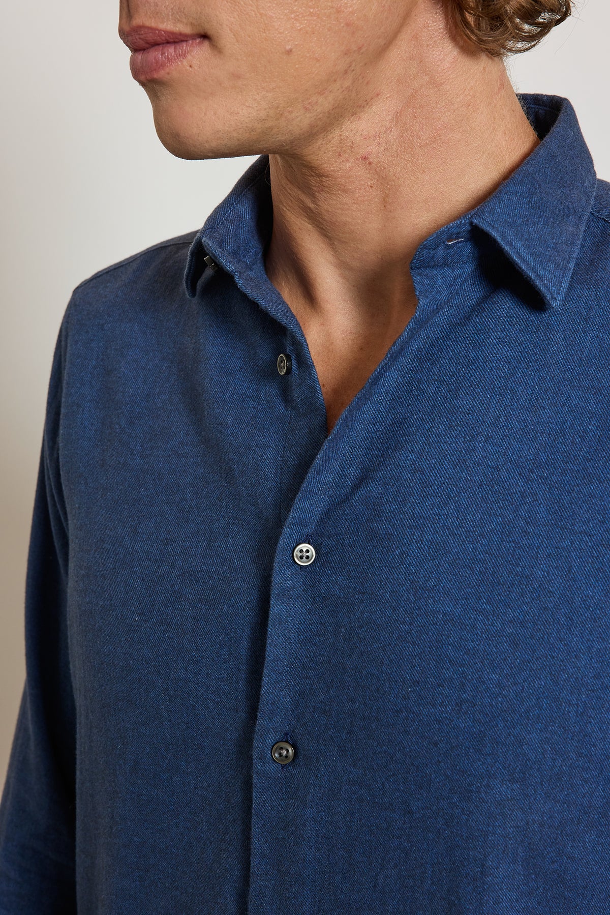 CHEMISE AJUSTÉE PILOU INDIGO