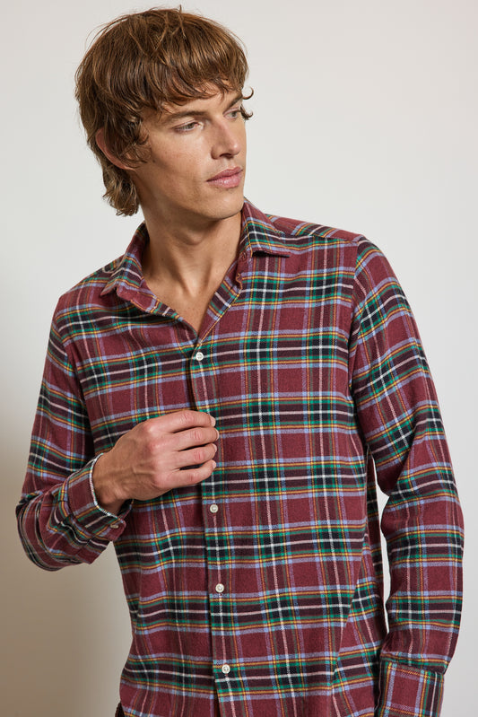 CHEMISE AJUSTÉE PILOU TARTAN