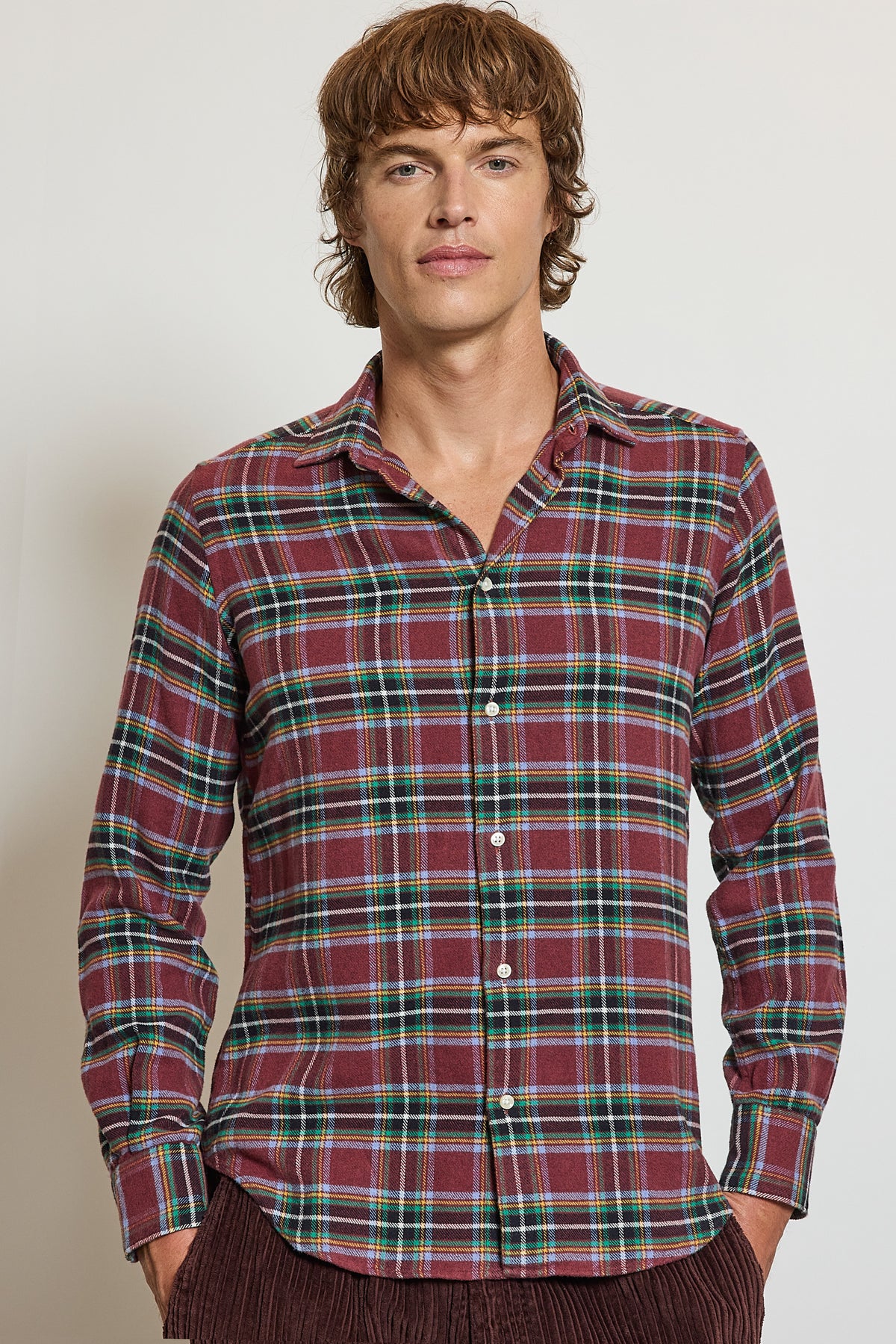 CHEMISE AJUSTÉE PILOU TARTAN