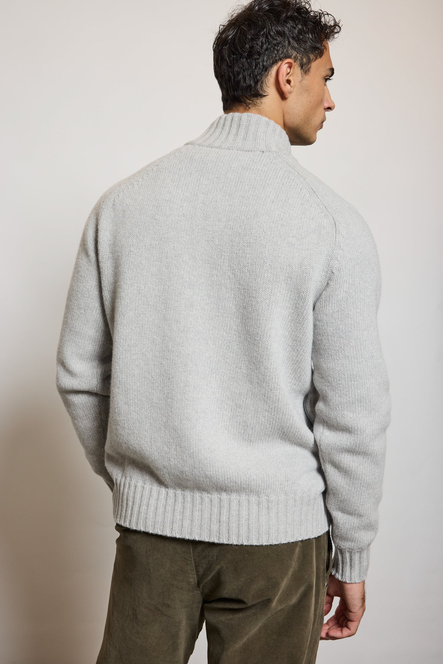 CARDIGAN EN LAINE PERLE