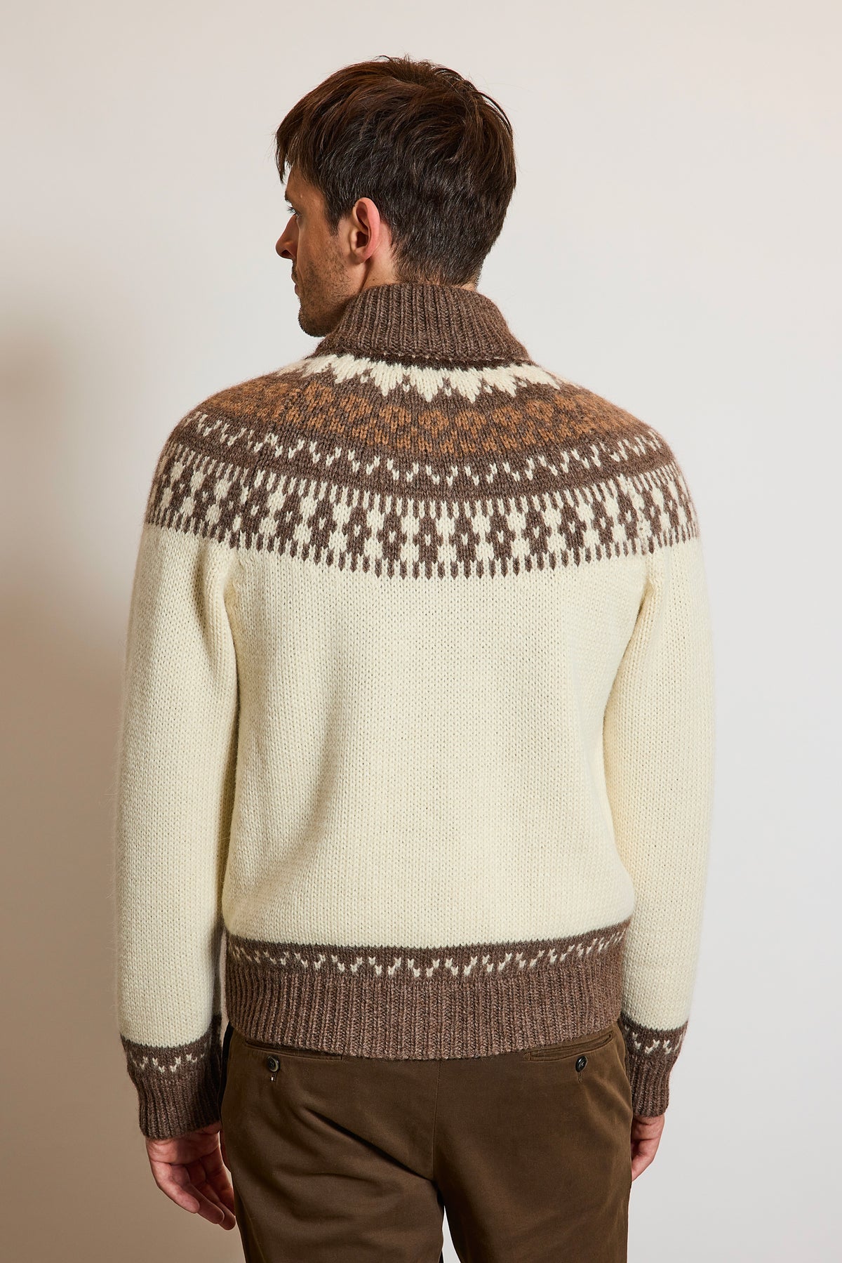 CARDIGAN EN MAILLE BEIGE