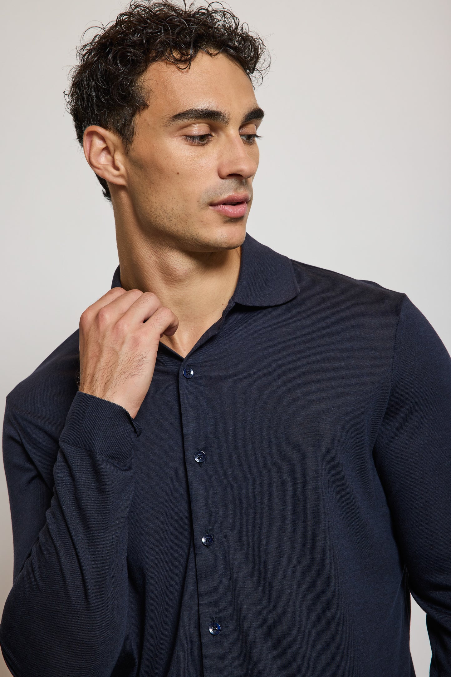 CHEMISE LYOCELL MARINE