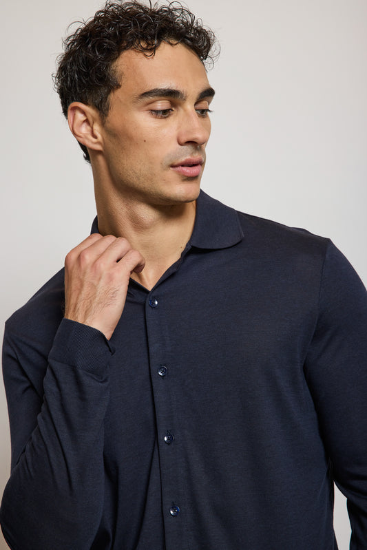 CHEMISE LYOCELL MARINE