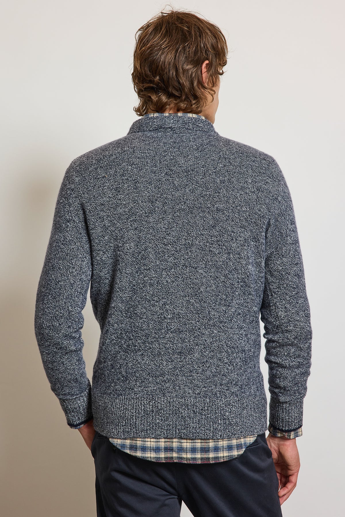 PULL LAINE & CACHEMIRE BLEU