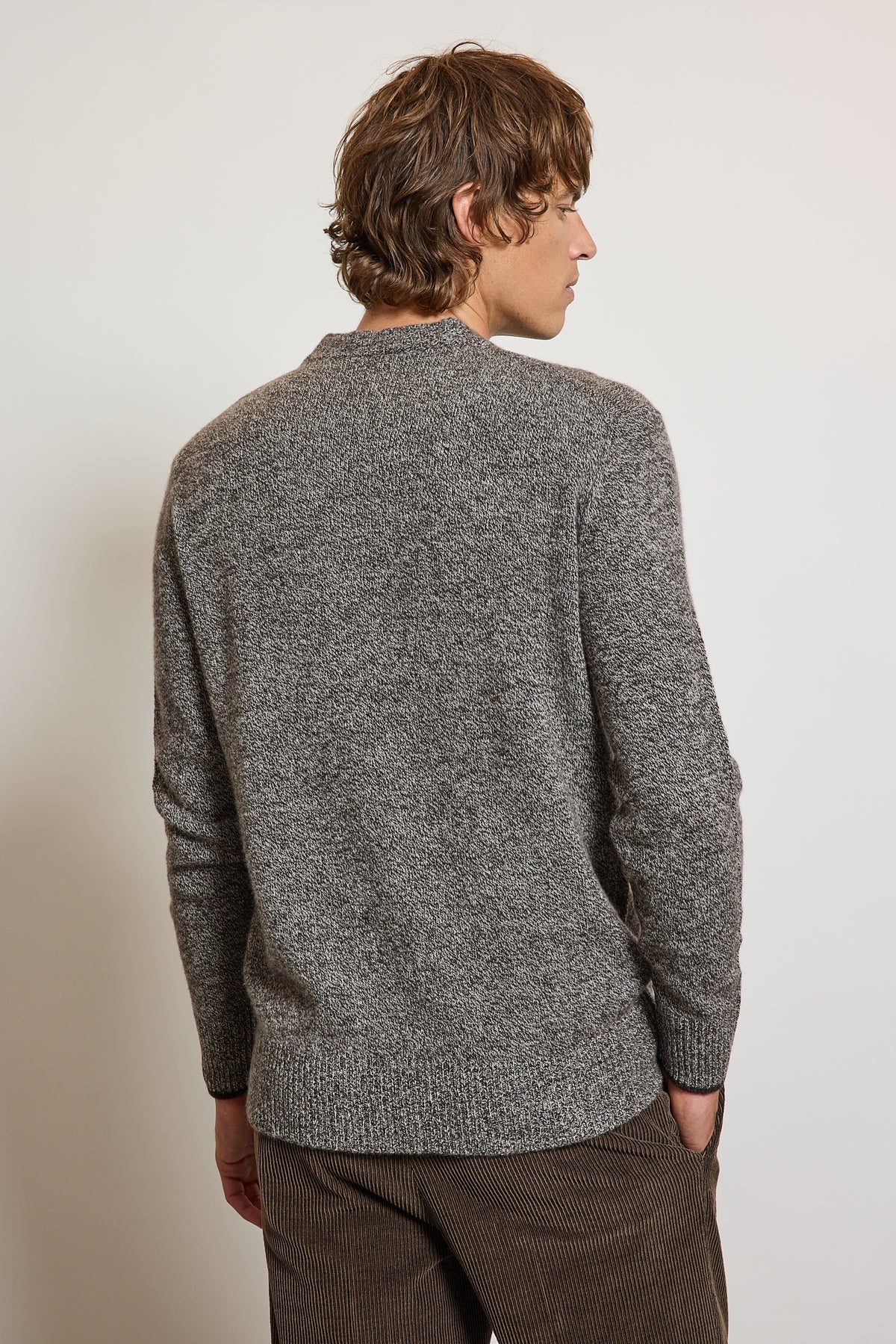 WOOL AND CASHMERE SWEATER CHOCOLATE