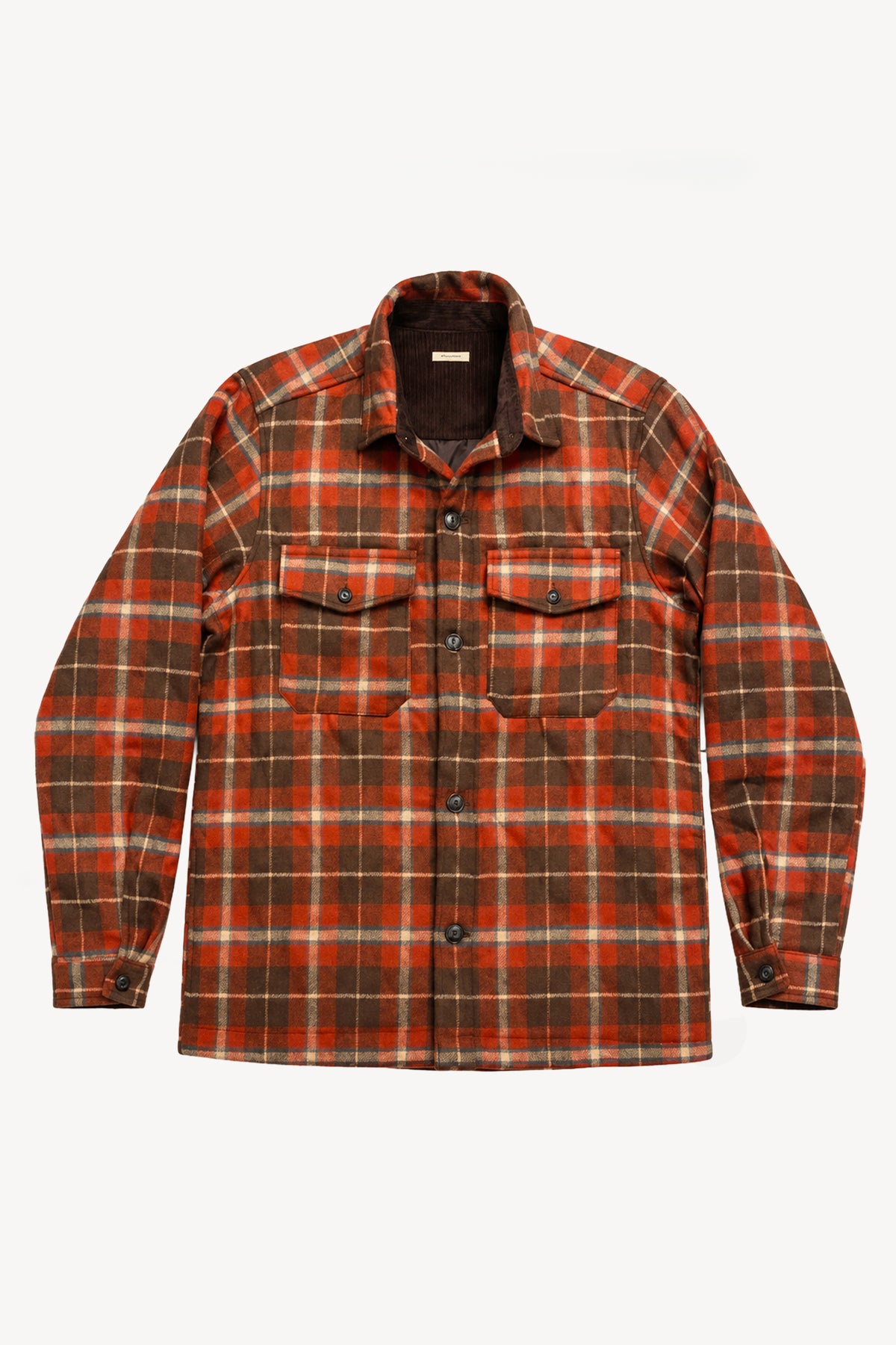 SURCHEMISE MATELASSÉE ORANGE
