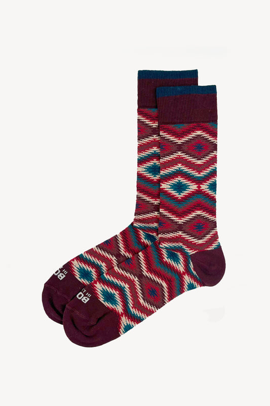 CHAUSSETTES NAVAJO MARRON